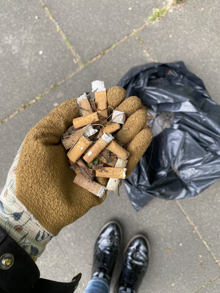Zigaretten fanden wir am häufigsten beim Clean-Up